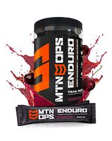 MTN OPS Enduro Cardio Enhancement Supplement, Nitric Oxide Boost (No Crash), Black Cherry, 20 Single-Serving Stick Packs