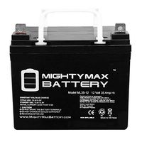 Mighty Max Battery ML35-12 - 12V 35AH Pride Mobility BATLIQ1017 AGM U1 Replacement Battery - 4 Pack Brand Product