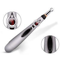 Acupuncture Pen,Electronic Massage Pen,Meridian Energy Pen,Heal Massage Pen Pain Relief Tools,1 x AA Battery (Not Included)