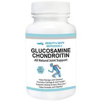 Beaver Brook Glucosamine Chondroitin Joint Support Formula with MSM and Vitamin C Joint Pain Relief, Anti-Inflammatory and Antioxidant Pills, All Natural and Non-GMO - 60 Capsules