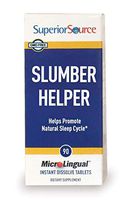 Superior Source Super Slumber Sublingual Sleep Tablets - Melatonin, Valerian Root, L Theanine, GABA, Relora - Natural Herbal Sleep Aid - 90 Count