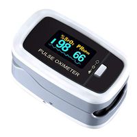 Pulse Oximeter Fingertip, ATMOKO Pulse Oximeter Finger Oximetry SPO2 Blood Oxygen Saturation Monitor Heart Rate Monitor Rotatable OLED Digital Display Portable with Batteries and Lanyard