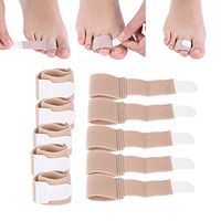 10pcs Hallux Valgus Corrector, Thumb Toes Separator Bunion Adjuster Orthopedic Braces for Men and Women.