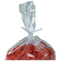 8"x5/32" Plastic Twist Ties, White, 2000 Pack