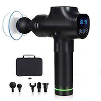 Bcamelys Massage Gun,Fascia Gun Handheld Electric Muscle Relaxer Deep Tissue Beat for Pain Relief, Handheld Electric Body Massager Sports Drill Portable Super Quiet Brushless Motor