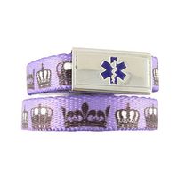 Medical Alert Bracelet | Adjustable up to 6.5" Wrist Size | Free Engraving | 1 Bracelet, 1 Custom Stainless Steel Laser Engraved Tag | Be Royal