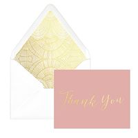 DesignWorks Ink Boxed Blank Thank You Cards, Ruffles