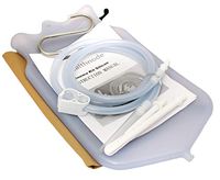 Healthnode™ Enema Silicone Enema Bag Kit. Non-Toxic. BPA and Phthalates Free. Suitable for Home, Water & Coffee Colon Cleansing. 2 Quart Bag (Clear Transparent)