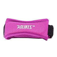 Patella Knee Strap for Running, Fitness, Stairs Climbing/Adjustable Patellar Tendon Support Band for Basketball,Athletics/Tendonitis Pain Relief Brace for Jumper's Knee and Chondromalacia (Pink)