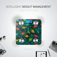 Bluetooth Scale Digital Weight Cartoon Cute Colorful Beast Dinosaur Body Fat Measure Body Fat Composition Monitor Analyzer with Smartphone App for Body Management-396 Lbs
