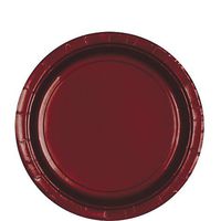 Round Paper Plates | 20ct (7 inch, Berry)