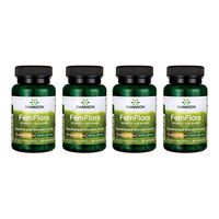 Swanson Femflora Probiotic for Women 9.8 Billion Cfu 60 Caps 4 Pack