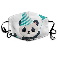 Face Mask Happy Birthday Cute Panda Great Cycling Half Face Earloop Dust Mask for Man