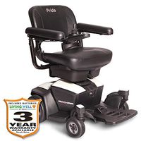 Pride Go-Chair Travel Power Wheelchair w/Avail ext warr incl Batteries (Pearl White)