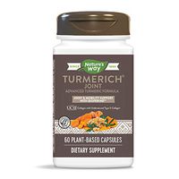 Nature's Way TurmeRich Joint Advanced Trip-Action Joint and Mobility Formula with BioPerine® for Turmeric Bioavailability, 60 Plant-Based Capsules