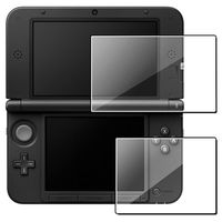Insten 1 Set Top/ Bottom LCD Screen Protector compatible with Nintendo NEW 3DS XL / NEW 3DS LL / 3DS XL / 3DS LL
