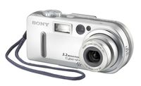 Sony DSCP7 Cyber-shot 3.2MP Digital Camera w/ 3x Optical Zoom