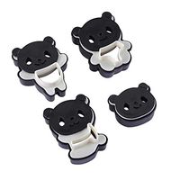 Meidexian888 Little Panda Mold DIY, Plastic Cute Little Panda Mold DIY Bread Cookie Mould Creative Funny Party Decor (Black White)