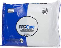ProCare Washcloth Wipe, 8"x12", Soft Pack, 50 Pack, Vitamin E/Aloe, CRW-050 - Case of 600