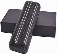 RENKUNDE Smoking Cigar Case Holster Carbon Fiber Cigar Case 2 Pack Cigar Case Portable Cigar Case Cigar Humidor Cigar Box