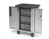 Bretford Mobility Mix Cart for 45 Tablets/Notebooks Gray, Platinum (HKPY2BG1)