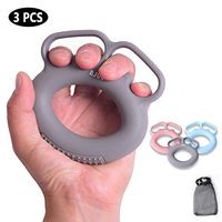 Hand Grip Strengthener Set | 3 PCs, Suit for Male and Female, Hand Muscle Exercise, Finger Power Strengthen, Rehabilitation, Silicone Squeezer Grip, Soft Touch.