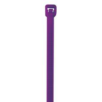 Colored Cable Ties (8" x .140" 40 lbs (1000 Pack), Purple)