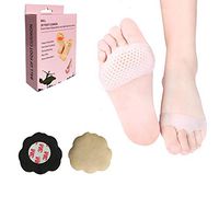 Metatarsal Pads Soft Gel Ball of Foot Pads Ball of Foot Cushions Heel and 1 Pair Foot Petals for Metatarsal Pain & Diabetic Feet,Mortons Neuroma Callus,Bunion/Forefoot Pain Relief-Men and Women
