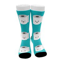 Womens Cute Socks Casual Cotton Funny Socks, Toilet Paper Roll