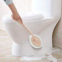 ZKG Bathtub Cleaning Brush Handheld Toilet Sponge Brushes Floor Ceramic Tile Cleaner Bathroom Brush