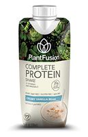 PlantFusion Complete Ready to Drink Plant Based Protein Shake, Vanilla Bean, 11 oz  Carton, 12 Count, Gluten Free, Non-GMO