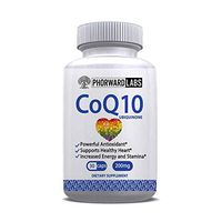 Phorward Labs CoQ10 Ubiquinone 200mg 30ct, Antioxidant Health Supplement