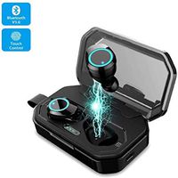 2019 Wireless Earbuds 3D Stereo Sound Bluetooth Headphones iPX7 Waterproof , Bluetooth 5.0 Auto Pairing Touch Control Wireless Sport Earphones Bluetooth Headset with 3000mAh Charging Case