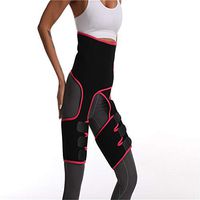 Ralukiia Neoprene Thigh Trimmer Trainer High Waist Thigh Shaper Butt Lifter Training Ultra Light Thigh Support Shapewear for Women (Pink3, M)