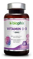 *Flash Sale* Vitamin D3 5000 IU 30 Softgels - High-Potency | Non-GMO | Soy-Free | in Extra Virgin Olive Oil | Strong Bones | Immune Health | Support for K-2