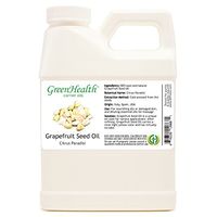 Grapefruit Seed Oil - 16 fl oz (473 ml) Plastic Jug w/Cap - 100% Pure Carrier Oil - GreenHealth