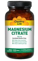 Country Life - Magnesium Citrate, 250 mg - 120 Tablets