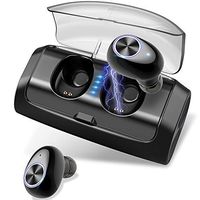 Wireless Earbuds, Waterproof Bluetooth Earphones 120H Playingtime TWS in-Ear Stereo Wireless Earphones with Binaural Calls With 2600mah Charging Case, Bluetooth Earbuds Built-in Mic for Running Sport