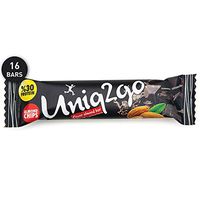 Uniq2go Almond Protein Bar, Gluten Free, no Added Sugar and no Chemical additives, 16 Counts