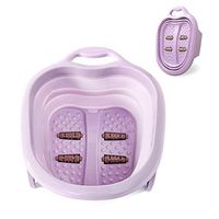 XYQC Spa Basin Foot Soaking Tub with Massage, Foldable Plastic Pedicure Spa Bath for Soaking Feet, Foot Spa Treatment and Stress Relief