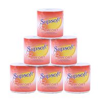 YenMY 6 Rolls of Toilet Paper Hollow Replacement Roll Toilet Paper Soft Skin-Friendly Paper Towels Household Roll Toilet Paper