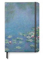 Claude Monet Art UV Printed on PU Leather A5 Bullet Dotted Journal Notebook
