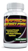 African Mango FIRE - Professional Strength Fat Burning Complex with African Mango Fat Burning and Garcinia Cambogia. All-Natural Diet Pills for Quick Weight Loss - 60 Capsules