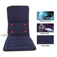 Full Body Massage Mattress Cushion with 9 Massage Head, Anti-Static, Shiatsu Massage Therapy Full Body Heating Pad Relieves Stress, Tension, and Knots in Back, Legs and Shoulders, US Plug 110-240V