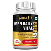 MuscleXP Men Daily Vital Energy with Multivitamins, Multiminerals and Energy Blend - 90 Tablets