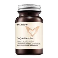 Uniqnutra High End CoQ10 100mg, PQQ 10mg, L-Carnitine 100mg, Supplement Form of Coenzyme Q10, Antioxidant for Heart Health, 30 Count Veggie Capsules (1)