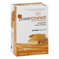 Power Crunch Original Protein Energy Bar (Salted Caramel, 1.4 Oz, 5 Ct, Pack Of 1)