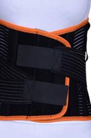 Universal Adjustable Breathable Lumbar Back Brace for Spine Alignment & Posture (Tan)