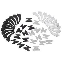 20 Pair Eyeglass Silicone Nose Pads and Hook Grips