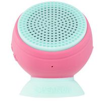 Speaqua Barnacle Waterproof Bluetooth Speaker - Aloha Pink (Quincy Davis)